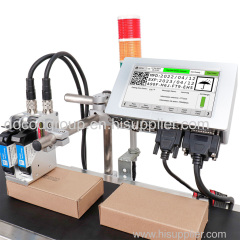 Online Thermal Inkjet Printer Tij Batch Coding Machine with 1-2 Printheads for Expiry Date Batch Logo Printig