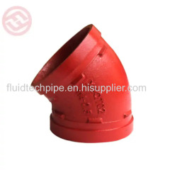 High Quality OEM Grooved 45° Elbow Manufacturer