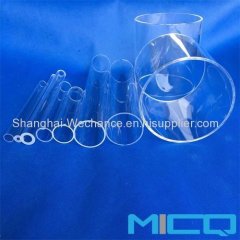 High Quality Optical Silica Fused Quartz Glass Tube/Pipe with High Temperature Resistant