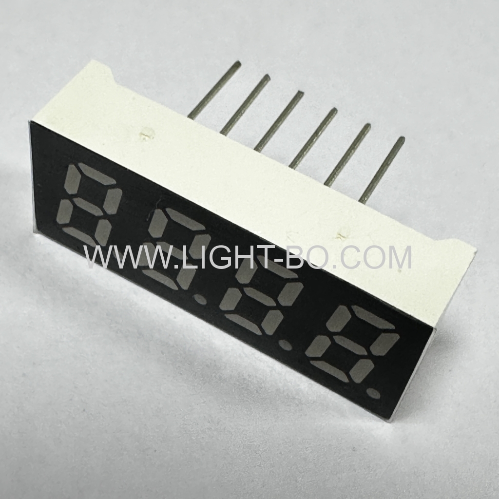 ultra parlak kırmızı 4 haneli 8mm 7 segment led ekran ortak katot