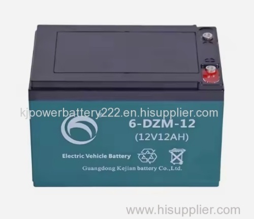 E-bike battery 6-DZM-12 12V12AH Moped Sealed AGM Electric Vehicle Bikes VRLA Gel Battery