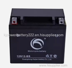 Motorcycle battery 12N12-BS 12V12Ah Sealed Lead Acide Maintenance Free electric Motorcycle Start Cranking Battery