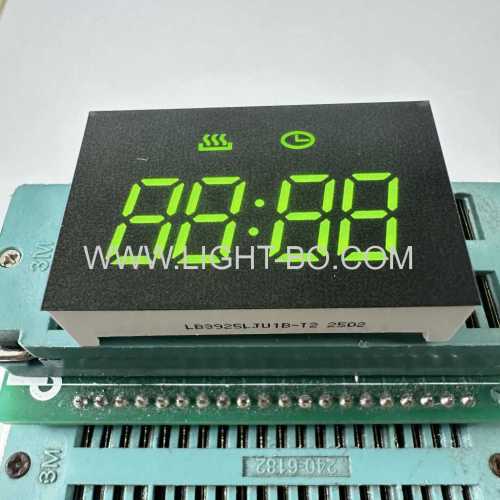 green led display;yellow green display;gas cooker;oven timer;4 digit display;7 segment; led numeric display