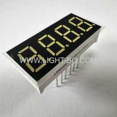 Ultra bright White 7 Segment LED Display 4 Digit 9.2mm common cathode with LONG pin lead length