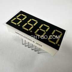 Ultra bright White 7 Segment LED Display 4 Digit 9.2mm common cathode with LONG pin lead length