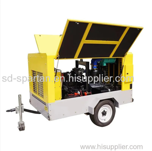 Mobile diesel screw engine compressor 194KW engine power air compressor 17bar 18bar