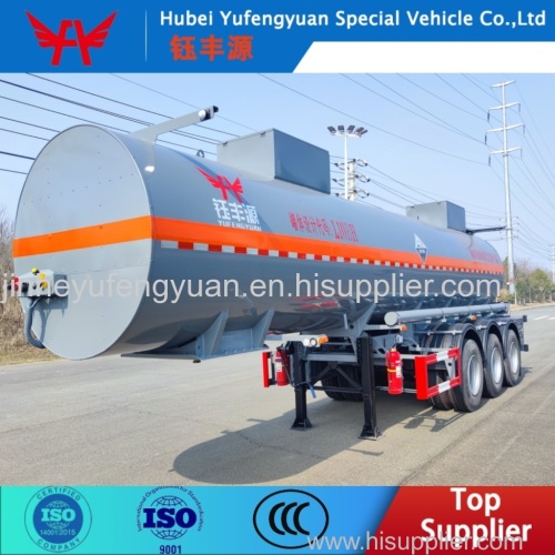 Hydrochloric Sulphuric Tank Truck Transport Vehicle for Corrosive Products