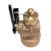 Marine Self-Closing Bronze Plug Valve Threaded/Flanged Connection PN16/Class 150 Corrosion-Resistant