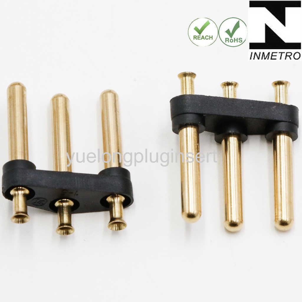 Brazil Plug insert Hollow 3Pins