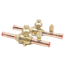 High Pressure Refrigeration & Industrial Cooling Anti-Corrosion Brass Refrigeration Ball Valve