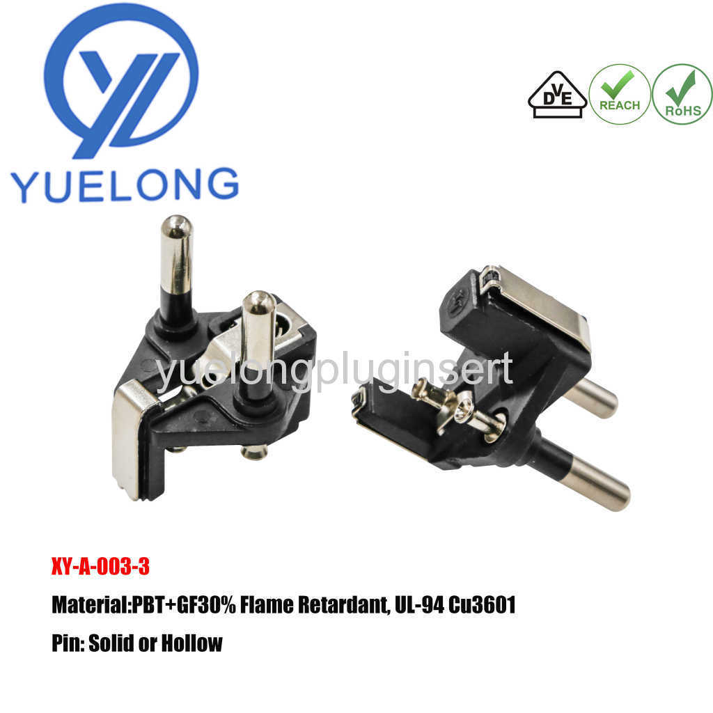 VDE Europe Hollow/Solid Pins Plug insert
