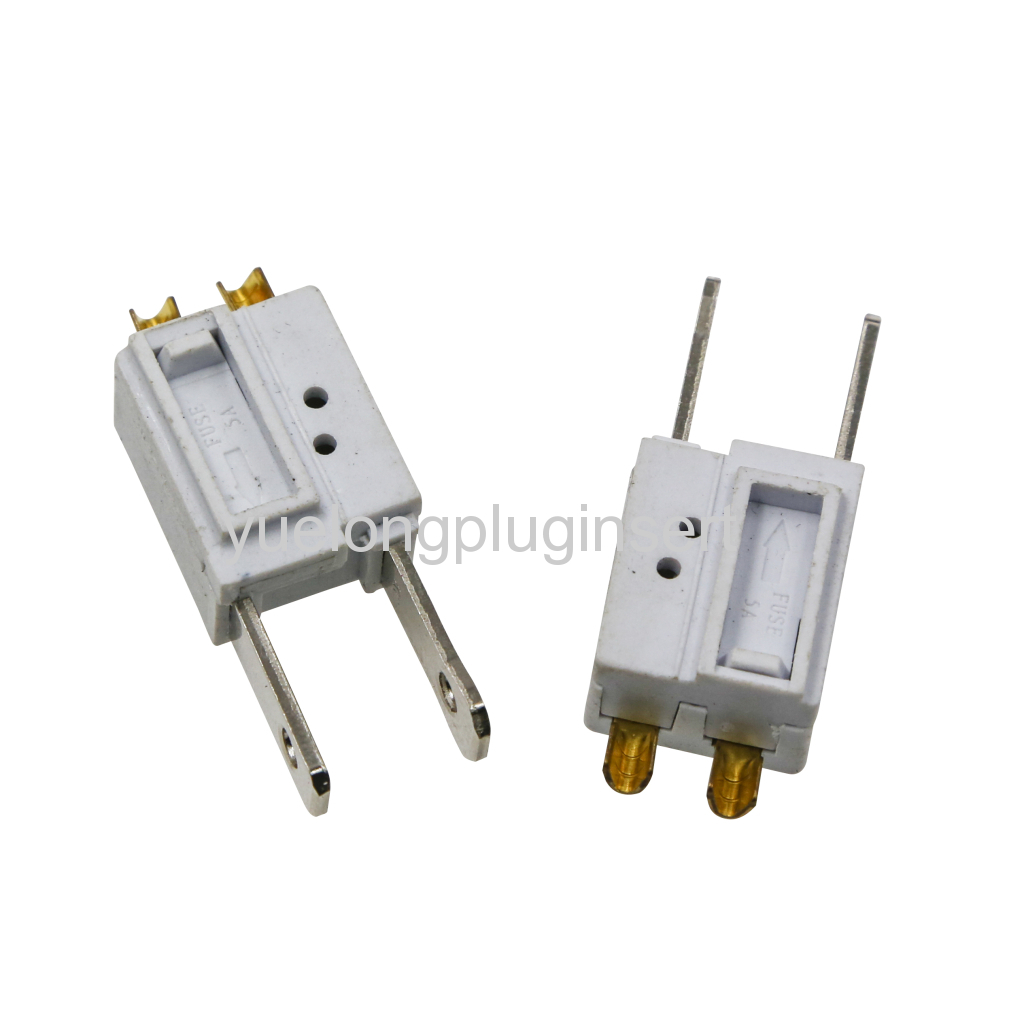 UL-Certified NEMA L5-15 America Plug Insert with Solid Copper Alloy Pins