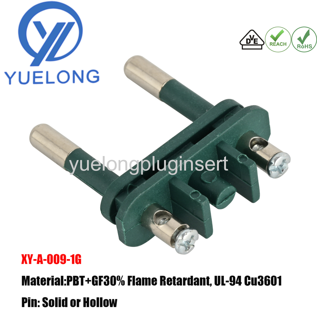 Three Pins Italy Plug Insert White