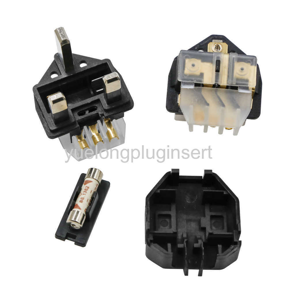 UK Style Plug Insert for BS 1363 Sockets