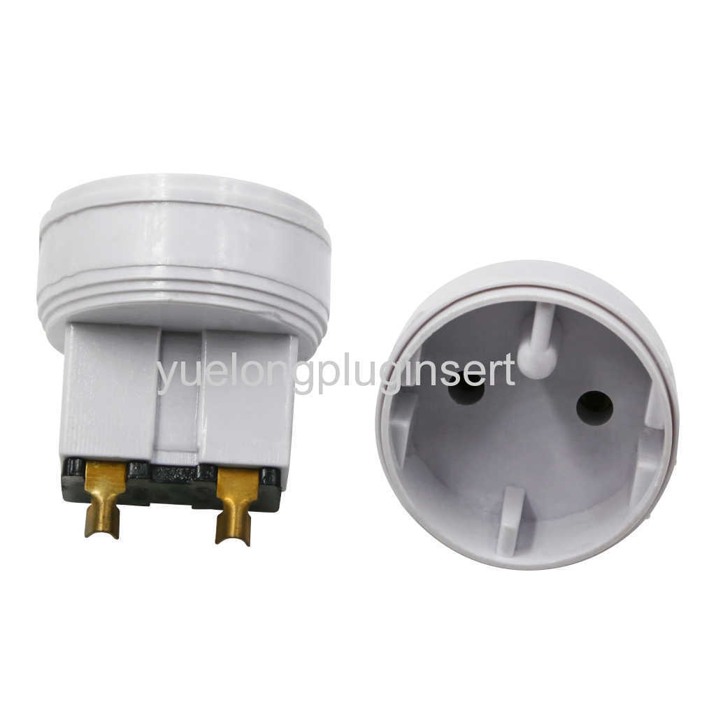 Schuko Female Plug Insert Turkey 2 Pin Plug Insert Socket