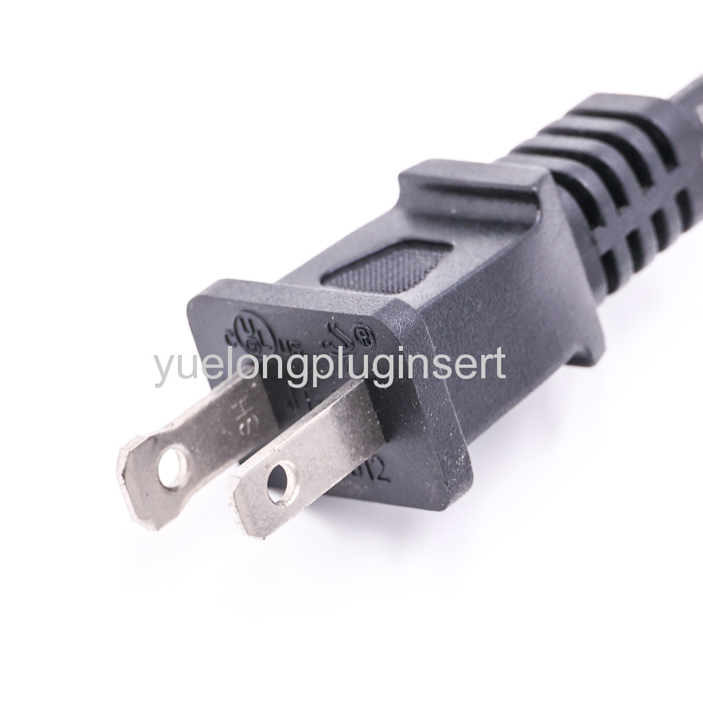 NEMA 2Pins Plug Power Cable