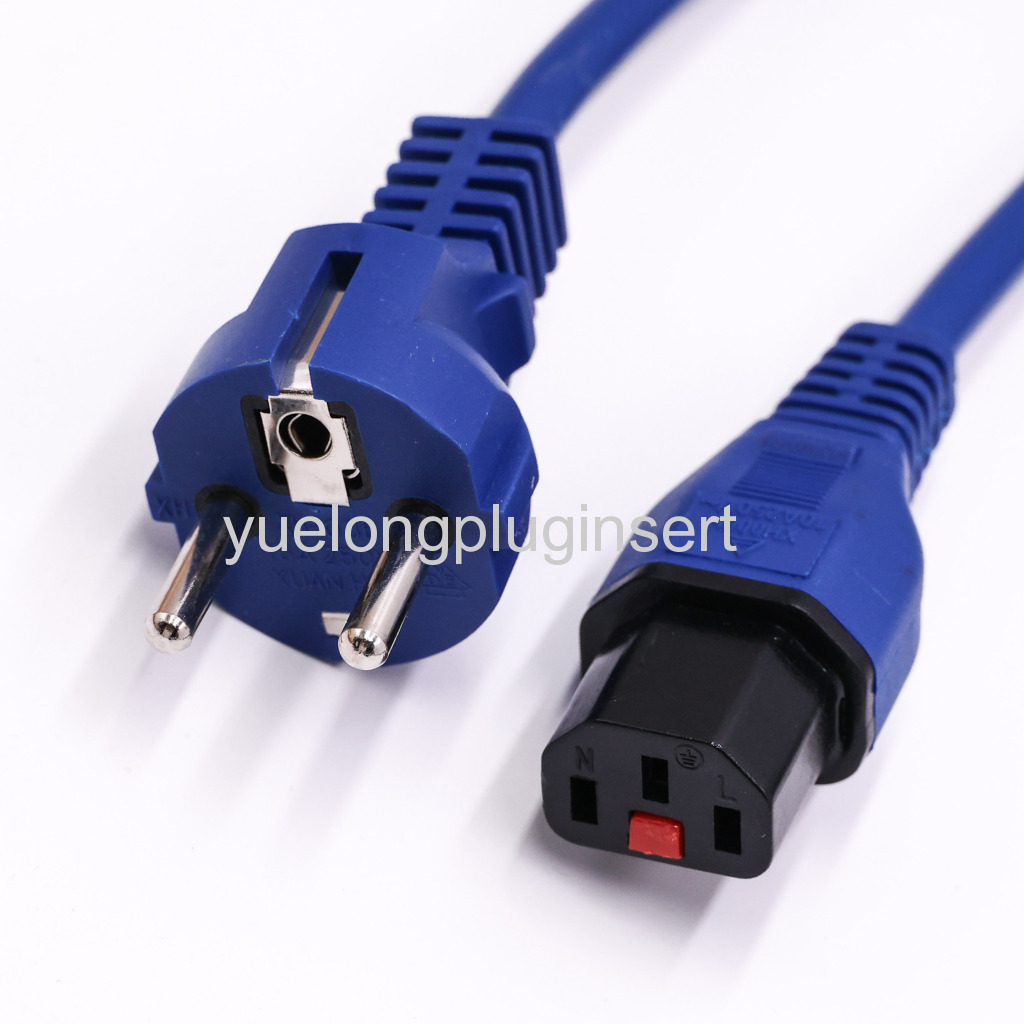 IEC C13 to C14 Socket Power Cable with Lock