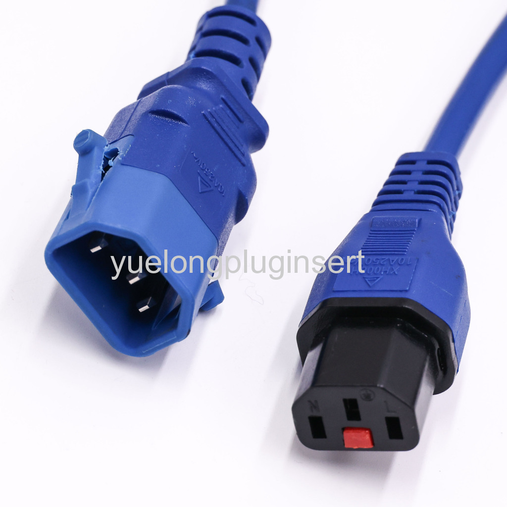IEC C13 to C14 Socket Power Cable with Lock