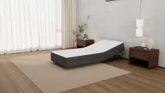 Zero Clearance Wireless Remote Upholstered Multi-functional Okin Motor Massage Electric Bed