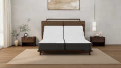 Zero Clearance Wireless Remote Upholstered Multi-functional Okin Motor Massage Electric Bed