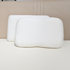 Rolled Compressed Anti-Bacterial Bamboo Charcoal Gel Infused Memory Foam Pillow Into a Box