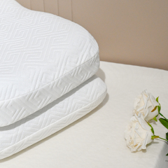 Rolled Compressed Anti-Bacterial Bamboo Charcoal Gel Infused Memory Foam Pillow Into a Box