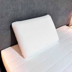 Soft Orthopedic Nature Cool Massage Adjustable Cervical Memory Foam Pillow with Spandex Cover
