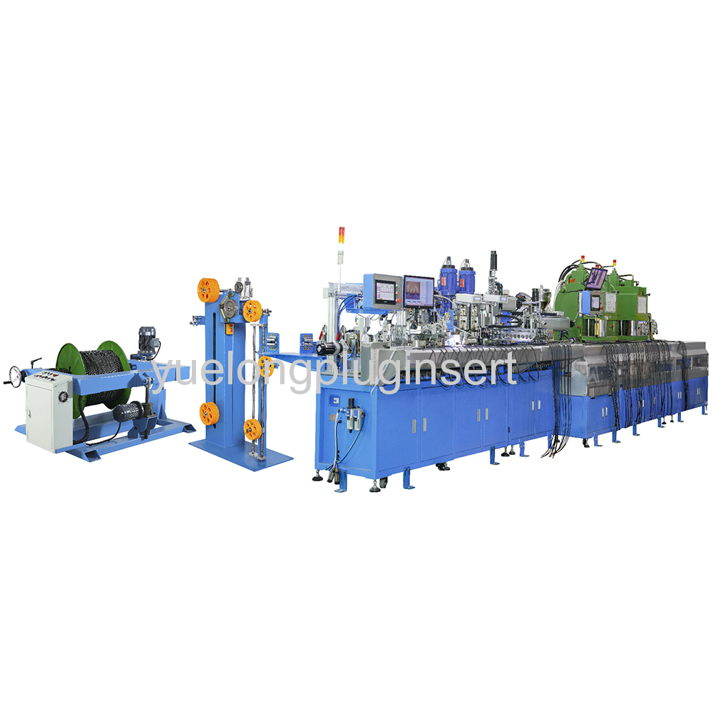 Fully Automatic Wire Cutting/ Insert Crimping/ Terminals Crimping/Plug Molding Production Machine