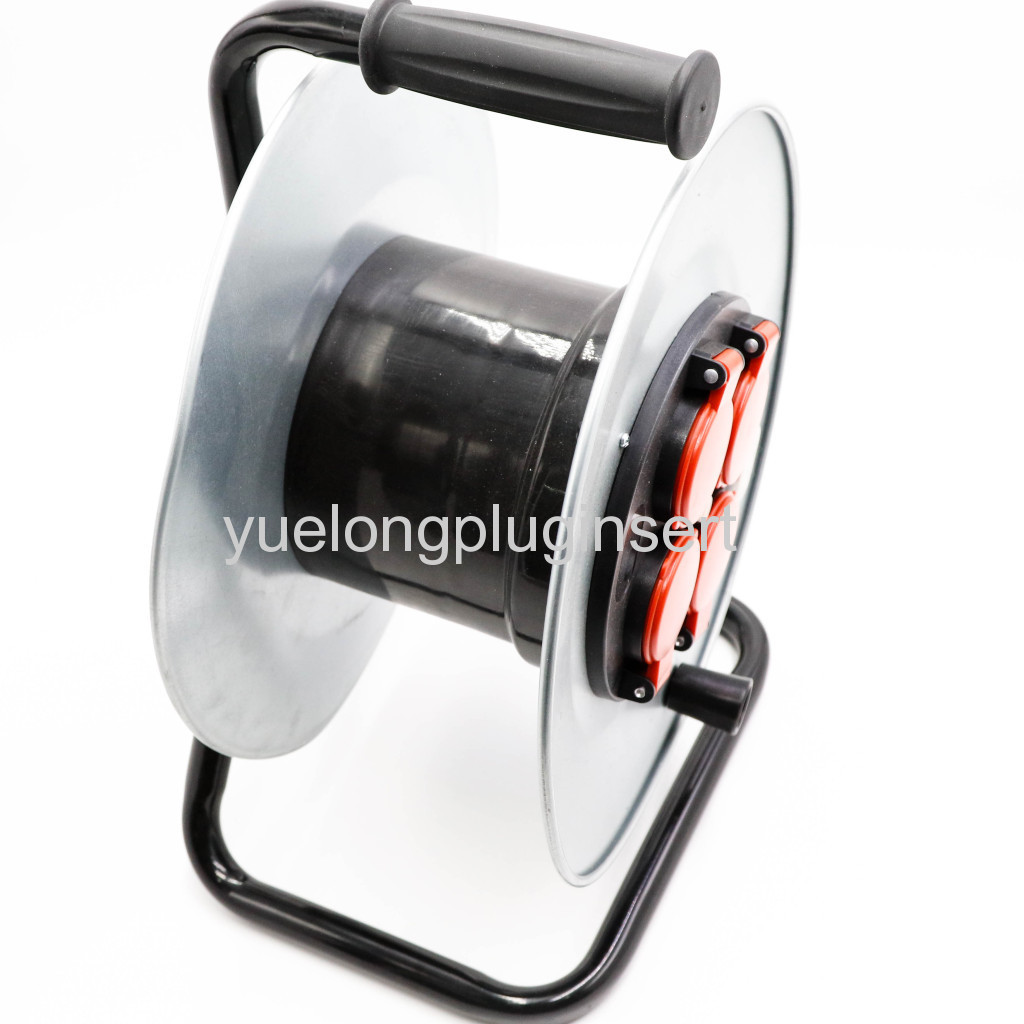 Heavy Duty Center Spin Handle Cabel Plastic Cord Storage Wheel Cord Management