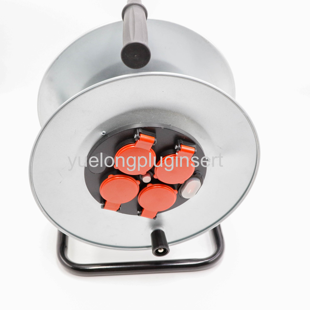 Heavy Duty Center Spin Handle Cabel Plastic Cord Storage Wheel Cord Management