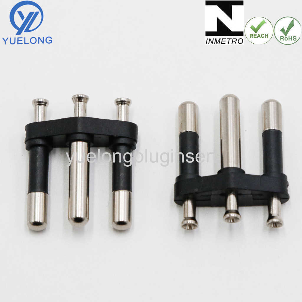 Brazil Inmetro Plug Insert (2-Pin/3-Pin Hollow)