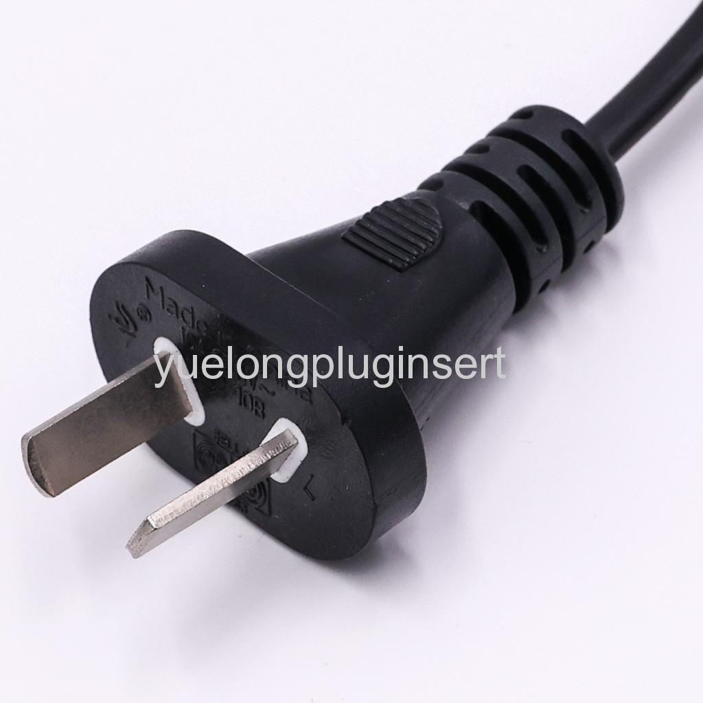 Chinese 3C Plug to IEC C8 Power Cable