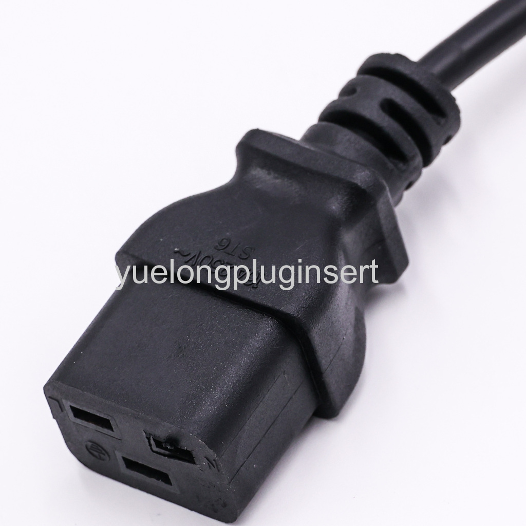 VDE French Plug to IEC C19 Power Cable