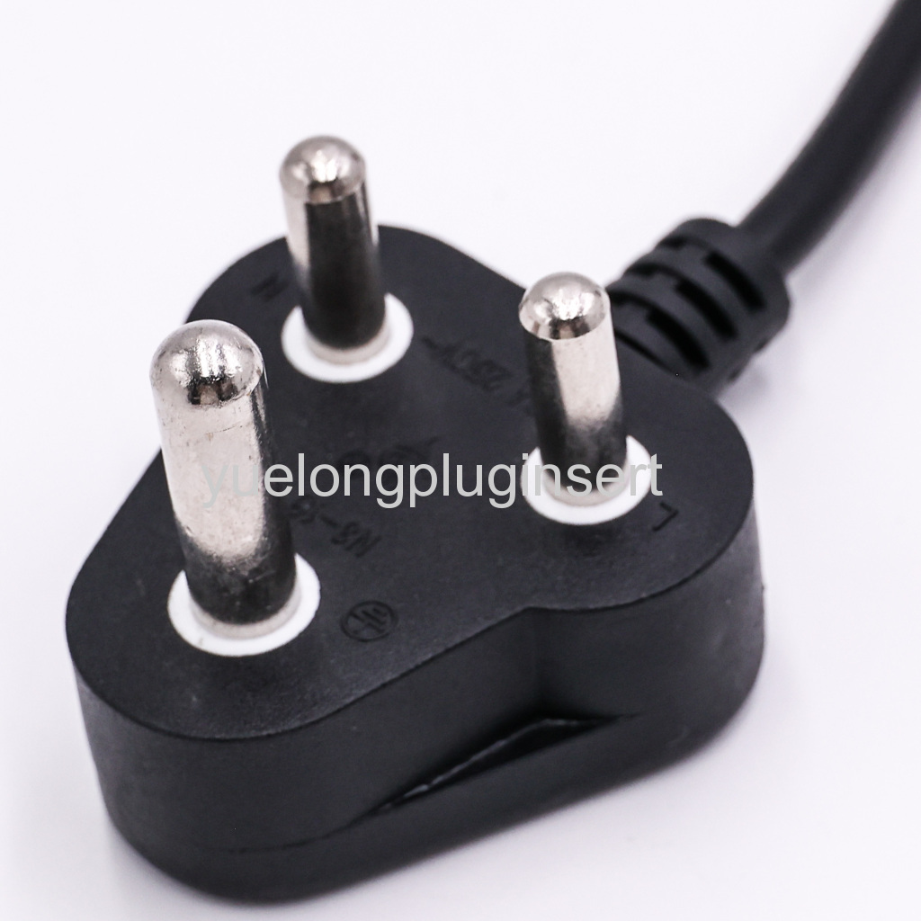 South Africa 15A/16A Plug to IEC C13 Power Cable