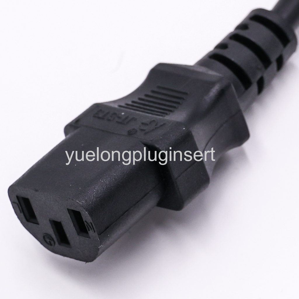 South Africa 15A/16A Plug to IEC C13 Power Cable