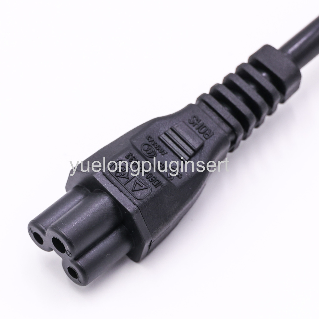 Turkey Plug insert to IEC C5 Socket Power Cable