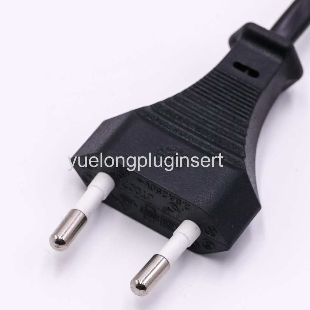 Europr Schuko Plug to IEC C8 Socket Power Cable