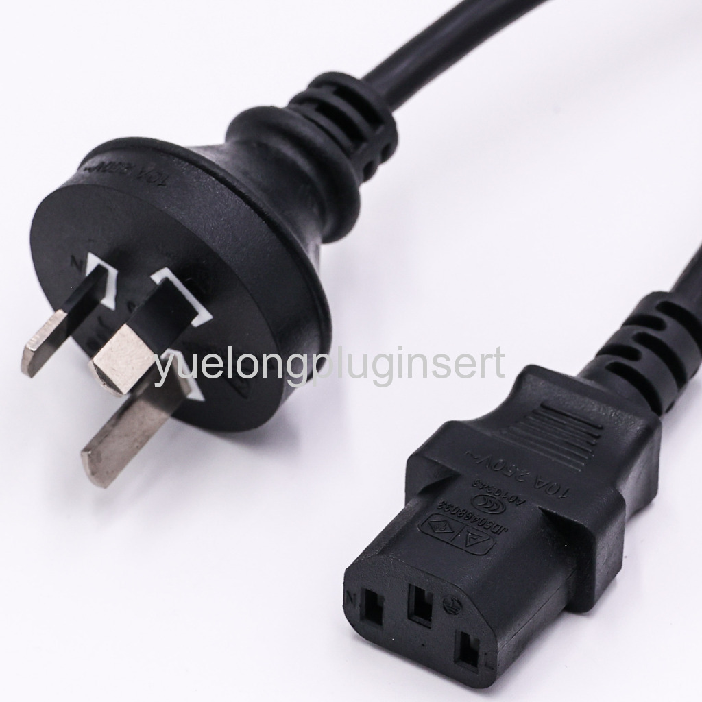 SAA Australia Plug to IEC C13 Power Cable