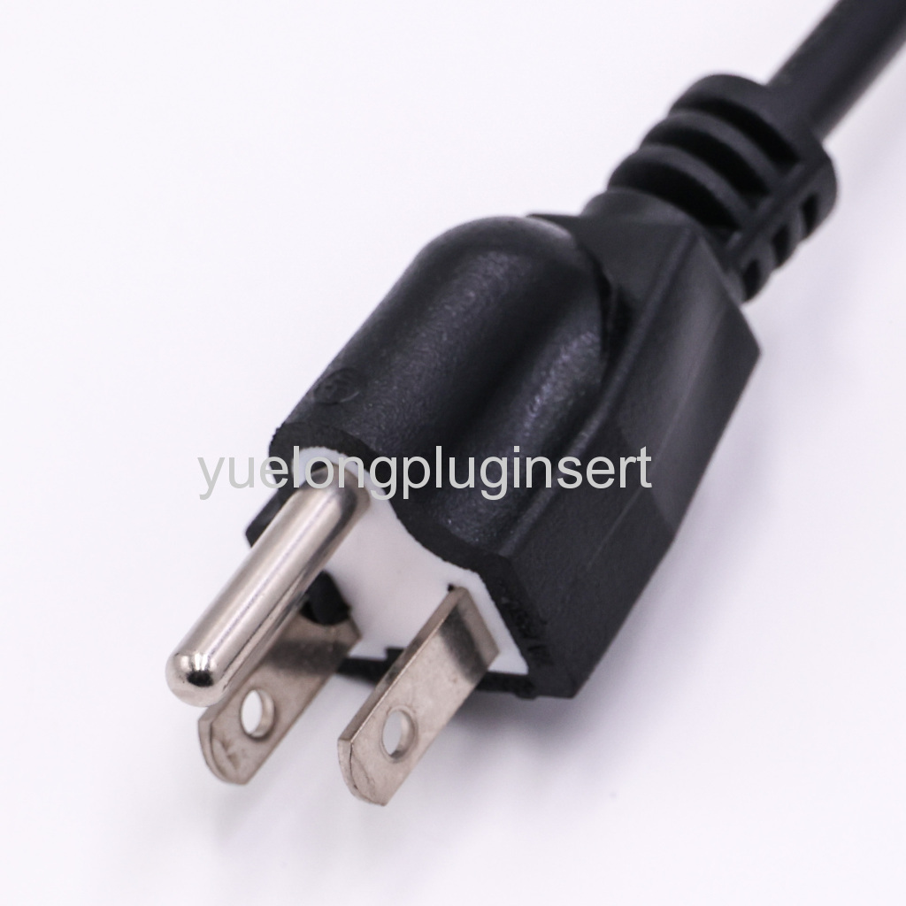 NEMA US Plug to IEC C5 Power Cable