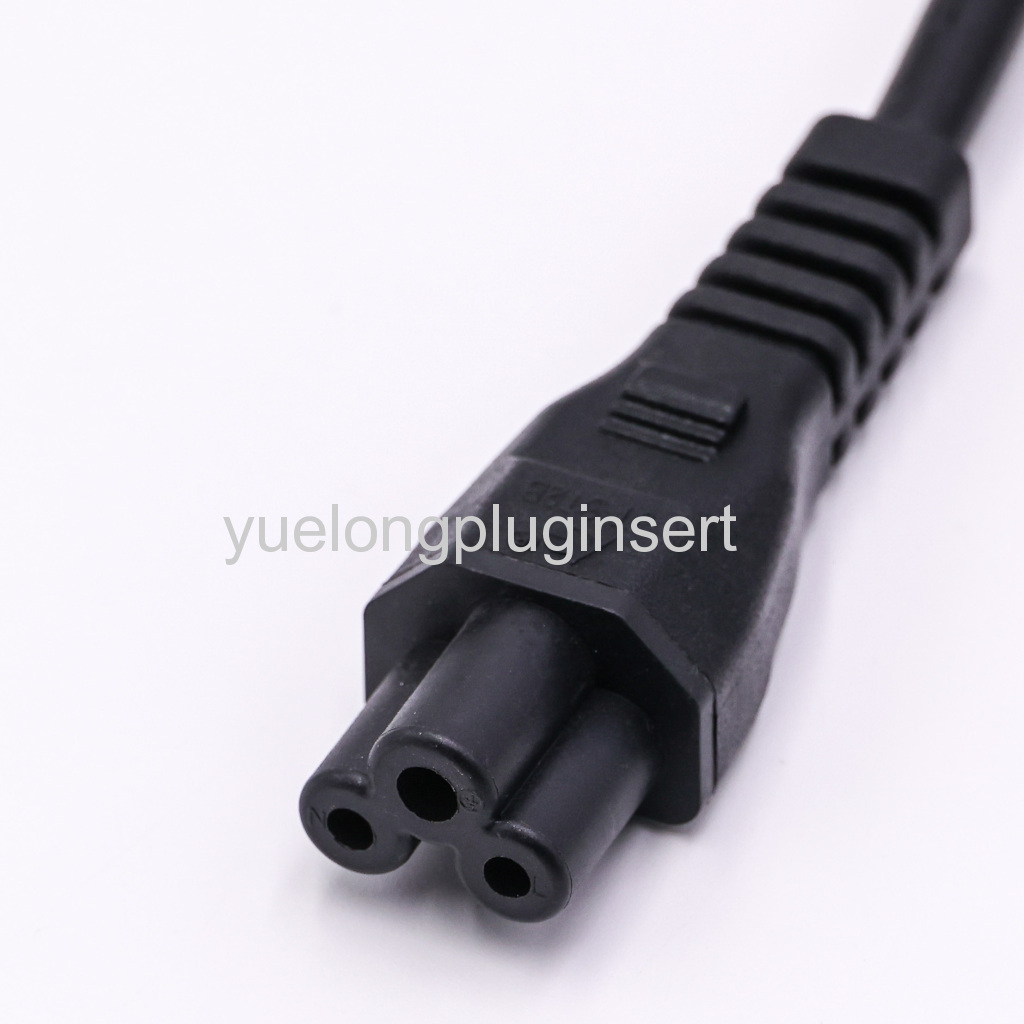 Inmetro Approved Brazil Plug to IEC C5 Power Cable