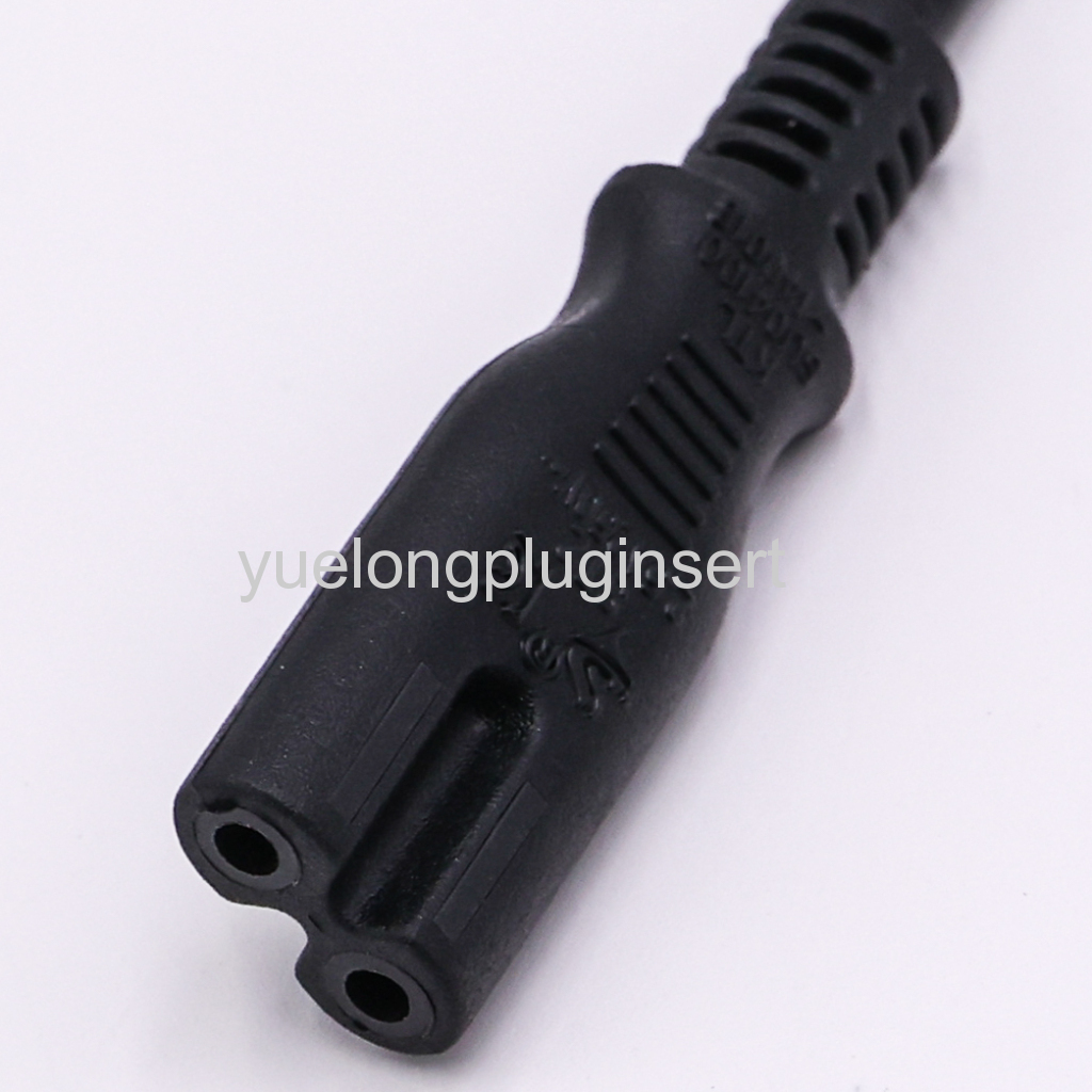 Chinese 3C Approved Plug to IEC C8 Power Cable