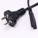 Chinese 3C Approved Plug to IEC C8 Power Cable