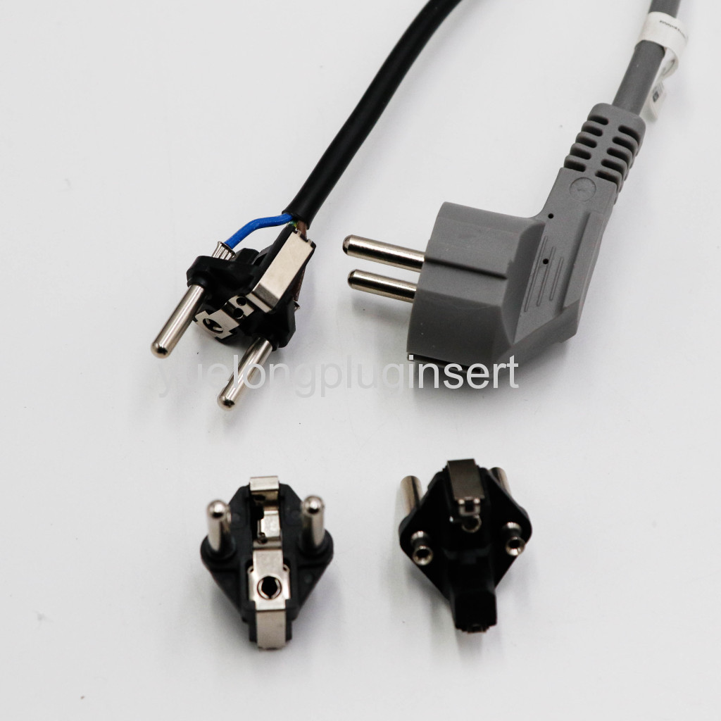 French/Germany VDE Plug insert for Cable