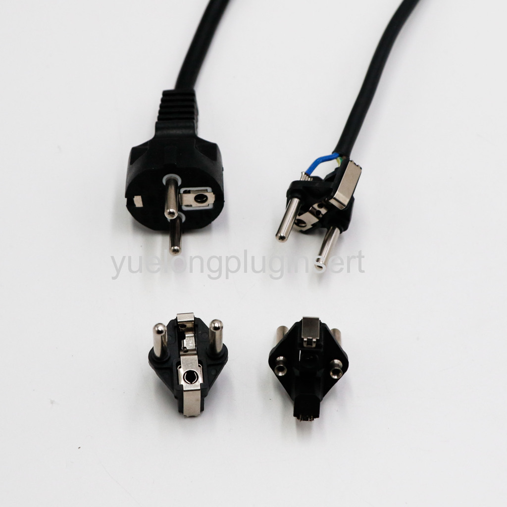French/Germany VDE Plug insert for Cable
