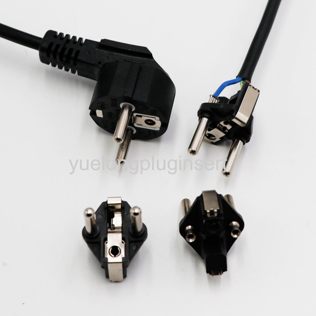 French/Germany VDE Plug insert for Cable