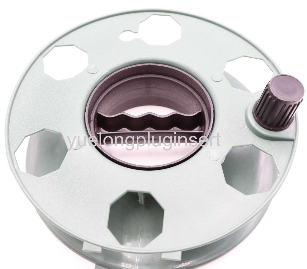 Plastic Cord Reel for Cable Storage with Handle Spin