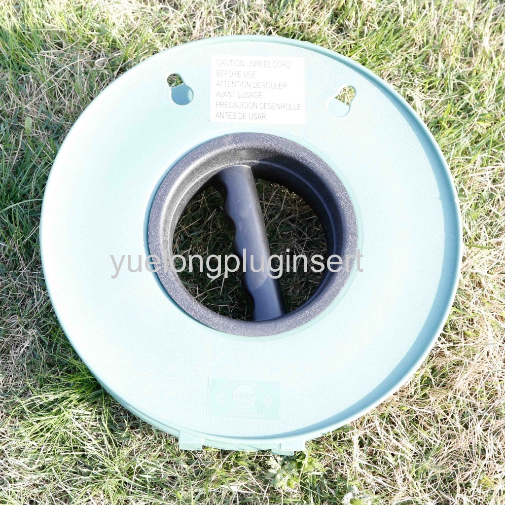 Plastic Cord Reel for Cable Storage with Handle Spin