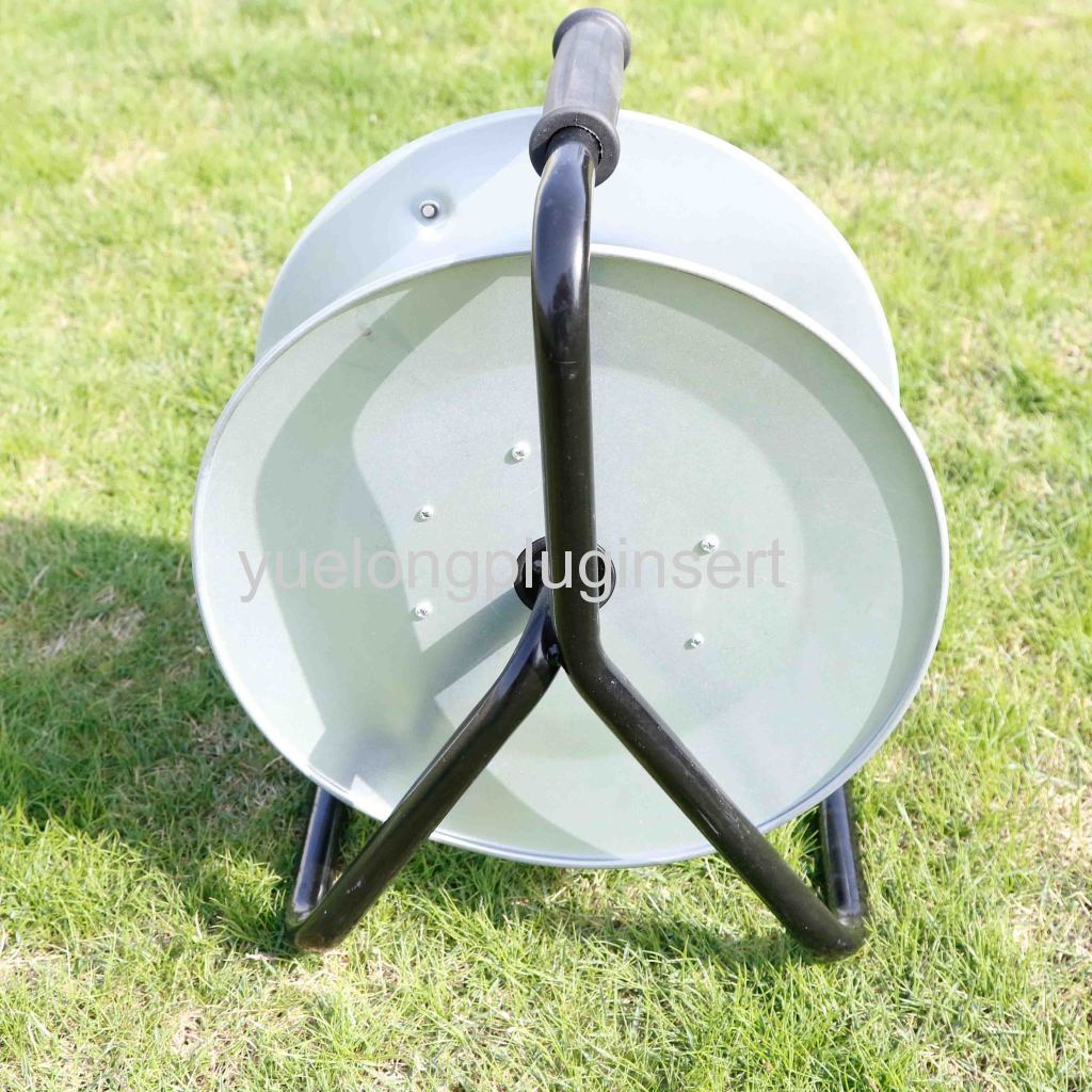 Extension Cable Reel with 4 Grounded Outlets Heavy Duty Metal Cable Reel