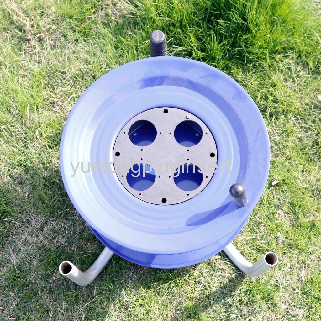 4 Grounded Outlets Cable Storage Reel Waterproof