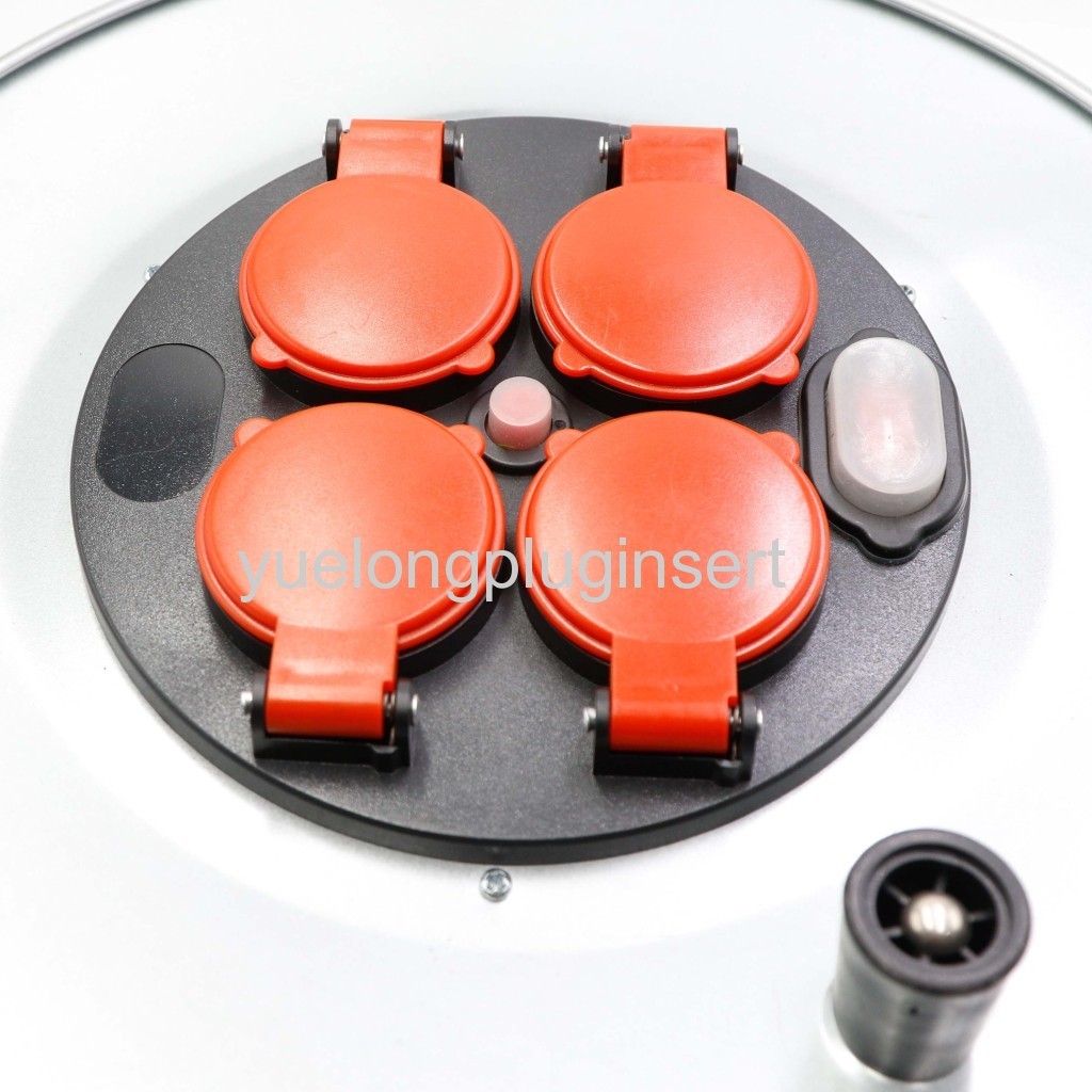 Extension Cord Storage Reel With 4-Grounded Outlets for 12/3 14/3 16/3 Power Cords